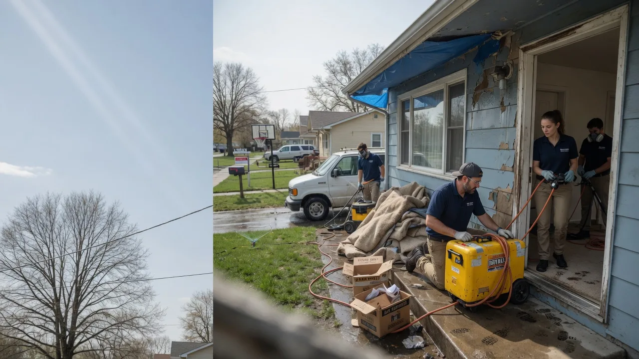 Basement Flood Cleanup in Preemption, IL near me